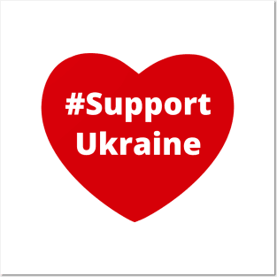 Support Ukraine today design and hashtag your heart with the message you want to share!!! Posters and Art